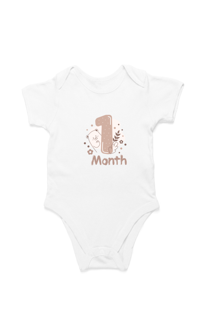 One month old Rompers