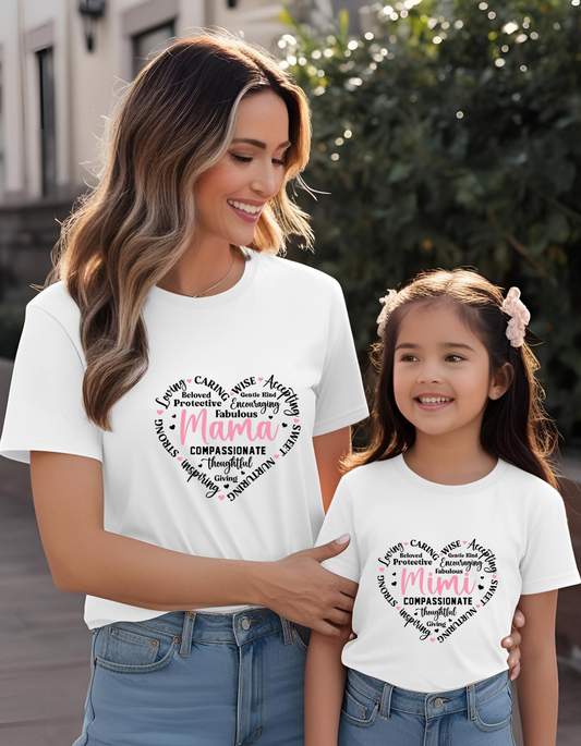 Matching Mama & Mimi T-Shirts – The Perfect Mother-Daughter Duo!
