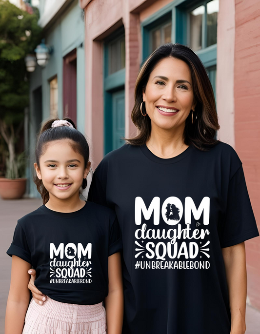 👩‍👧 Mom & Daughter Matching T-Shirts – Unbreakable Bond 💕